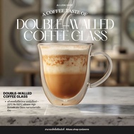 Alluse Shop K53-500ml Glass With Handle Double-Layer Heat And Cold Resistant High Borosilicate Mater