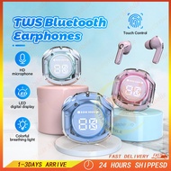 🔥Transparent Ultrapods PRO TWS 5.3 Bluetooth Earphones Wireless Earbuds LED Display Touch Control He
