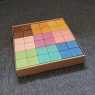 Pastel Cube Blocks | Avdar Toys | Open-ended Toy | Building Blocks | Small World Play
