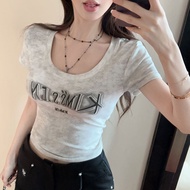 NOYI Áo Thun Kiểu Mới Nhất Áo Croptop Nữ Kiểu Áo Thun Croptop Nữ Áo Crptop Nữ Ao Thun Nữ Đẹp Body Th