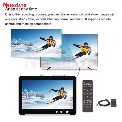 7 Inch HDMI DVI VGA SDI Video Capture Card Recorder SSD Device StandAlone Endoscop Camera HDMI VGA Y