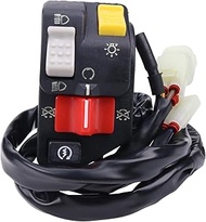 WQSING Left Handlebar Kill Switch Start Headlight Compatible with Honda TRX250EX Sportrax 250 2006-2