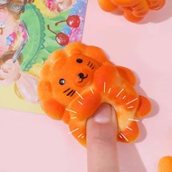[Initiatour] Abdominal Muscles Bear Pinching Keychain Muscle Lion Mochi Squishy Fidget Toy Slow Rebound Deion Toy Stress Release Vent Toy