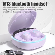 M13 TWS Wireless Bluetooth Headset LED Display Stereo Bass Touch Control Air Pro Earbuds with Microphone Mic Fone Bluetooth Earphones for iPhone Xiaomi Wireless Headphones