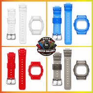 Bnb DW5600 Bnb G5600 Jelly Transparent Band and Bezel Tali Jam Replacement untuk DW5600 G5600 DW5610