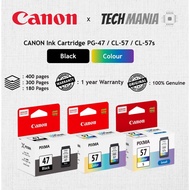 [FAST SHIP] Canon Ink Cartridge Pg47(Black), CL-57(Color), CL-57s(Color),FOR PRINTER E410 E470 E3170