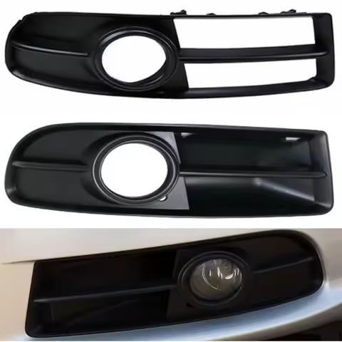 Auto Front Bumper Fog Light Grille Grill For Audi A4 B7 S-Line SLine 2006 2007 2008 8E0807681F 8E080