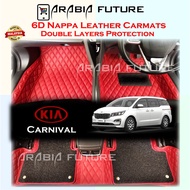 Kia 6D Carnival Floor mat Premium Carmats carpet kereta RUGGA6D Custom Made MPV