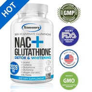 NAC+ Supplement N-Acetyl Cysteine Plus L-Glutathione Intracellular Antioxidant Complex with Milk Thi