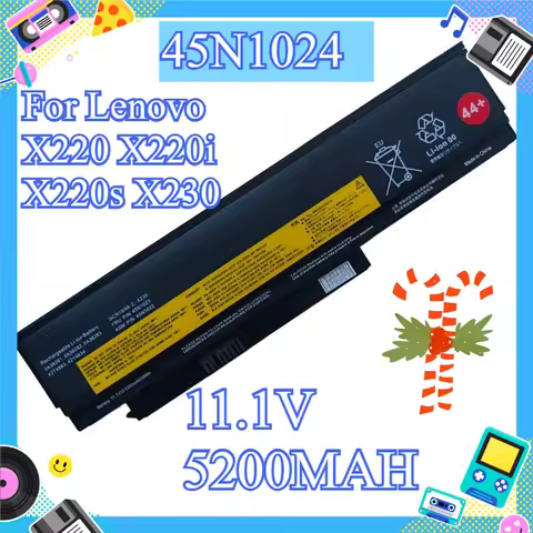 11.1V, 5200MAH, Replacement Laptop Battery For Lenovo Thinkpad X220 X220i X220s X230 X230i Part Numb