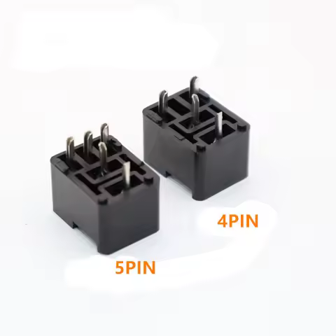 10 sets - PCB auto relay socket 4pin 5pin car relay holder pcb terminal
