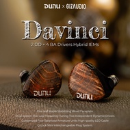 DUNU X Gizaudio DaVinci 2DD+4BA Hybrid in-ear Monitor Earphones with 3.5mm+4.4mm Swappable Terminati