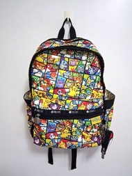 二手 中國版 Lesportsac x Pokémon 背囊 背包( Make in China)