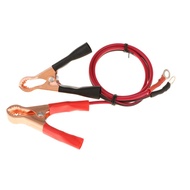 [mcfsnzwtxz1bw] 1 Pair 50A Car Battery Insulated Electrical Test Clamp Wiring Alligator Clip