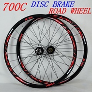 Pasak R35 700C disc brake lightweight wheelset roadbike clincher road rim RED BLACK blue gold 29er 6