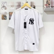 baju jersey baseball/ kaos baseball putih/ baseball pria dan wanita