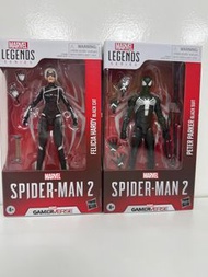 🕷現貨 Marvel Legends Spider-man 蜘蛛俠 Spiderman Gamerverse 6"  Wave 1 pack of 2 兩款 Black Suit 黑貓 Black c