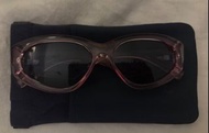 Le Specs Pink Oval Sunglasses