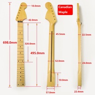 ST Maple Guitar Neck 24 Frets with Nut Professional Accessories