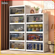 Salvo Transparency Almari Baju Plastik Storage Cabinet Storage Box Kitchen Organizer Chest Drawer Ka