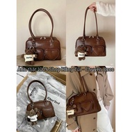 [TYPE 1] CHHOOOO Heart bag with 2 compartments size 28cm By Hang Tui