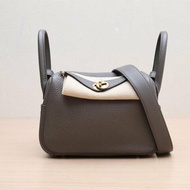 Lindy Mini 8F錫器灰色 TC皮 Y刻 金扣