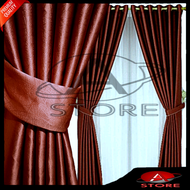 gorden blackout polos import glosy hordeng jendela minimalis mewah pintu kamar ruang tamu warna cok