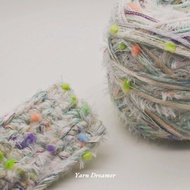 Fluffy Yarn Crochet Yarn for Bag Chunky Yarn for Crochet Handicraft Yarn Thick Yarn Mix Yarn Glitter