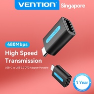 Vention USB Male to Type C Female OTG Adapter Converter Cable for Phone Laptop Earphone USB Adapter 