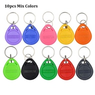 10-20pcs 125KHz Read-Only RFID ID Keyfob RFID Tags With Key Ring Card Sticker Keychain Token Ring Pr