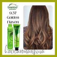 ☋ ⊙ ➲ 9.37 GOLDEN FLAXEN Bremod Hair Color - With Oxidizer Set