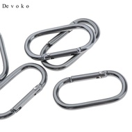 [Cuticate1] 5 Pcs/set D Berbentuk Aluminium Aloi Climbing Buckle Carabiner Utama Alat