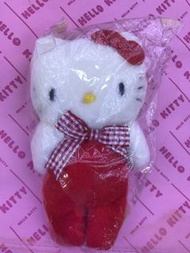 全新 日版 Sanrio 1996年 Hello Kitty 小貓 6寸高 手偶 毛公仔 Figure