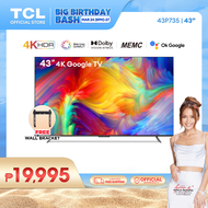 TCL 43 inch 4K Google Smart TV -  43P735 (Dolby Vision &amp; Audio, Camera-ready, Hands-Free Voice Control, Google Assistance - Netflix, YouTube)