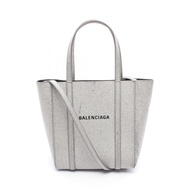 【二手】BALENCIAGA世家 (Balenciaga) 日常款 XXS 托特包 551815 銀色 其他日常款托特包 XXS 亮片 女士 二手 B