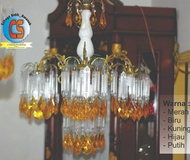 Lampu hias kristal/ lampu hias gantung/ lampu dekorasi rumah/Lampu langit langit kristal/lampu cimot/lampu gantung/lampu hias ruang tamu