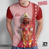 Kaos Distro Print 3R Kesenian Wayang Rahwana