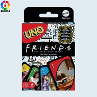 UNO Friends Card Game for Family, Adult & Party Nights, Collectible Inspired by TV Series