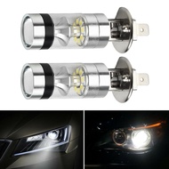 LED Headlight 6000K Driving Fog H1 Light 2pcs Bulb Projector Replacement