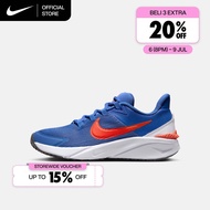 Nike Sepatu Anak-Anak Star Runner 4 Road Running - Astronomy Blue [DX7615-402]