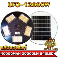 ไฟถนน ไฟโซล่าเซล UFO 12000W-WW ไฟถนน แสงวอมไวท์WW โคมไฟถนน พลังงานแสงอาทิตย์ LED SOLAR LIGHT โคมไฟโซ