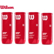 BUY 1 GET 4 (=12 Balls) | Wilson PADEL X3 Padel Ball Training Fast-Court Performance WR8900801001