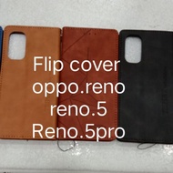 Flip case OPPO Reno5 reno5pro model dompet terbaru bahan kulit