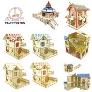 [INSTOCK] Hamster Wooden House/Hideout Exploring Toys