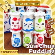 Taiwan Yogurt Yogurt Pudding Yogurt Jelly, Caramel Jelly / Coconut Jelly Pudding Cooling, Thu Bui Snack Shop