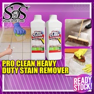 Heavy Duty Stain Remover 1L PROCLEAN Toilet Cleaner Tile Cement Mozek Pencuci Lantai Hilang Karat Sa