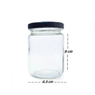Air Tight Round Glass Jar 250ml Botol Jar Kaca