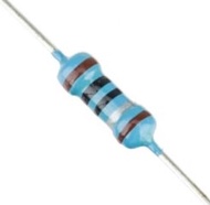 (50pcs) 1/4 Watt Resistor Metal Film Resistor - (1 ohm to 10M ohm) - 1% Tolerance - 5 Band Resistor-
