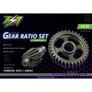 ESR MOTOR RACING GEAR YAMAHA NVX/NMAX GEAR BOX FULL SET NVX155 NMAX 100% ORIGINAL ESR MOTOR RED LEO 