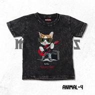 ANIMAL Kids T-shirt Washed Unisex T-shirt ANIMAL T-shirt 1-16